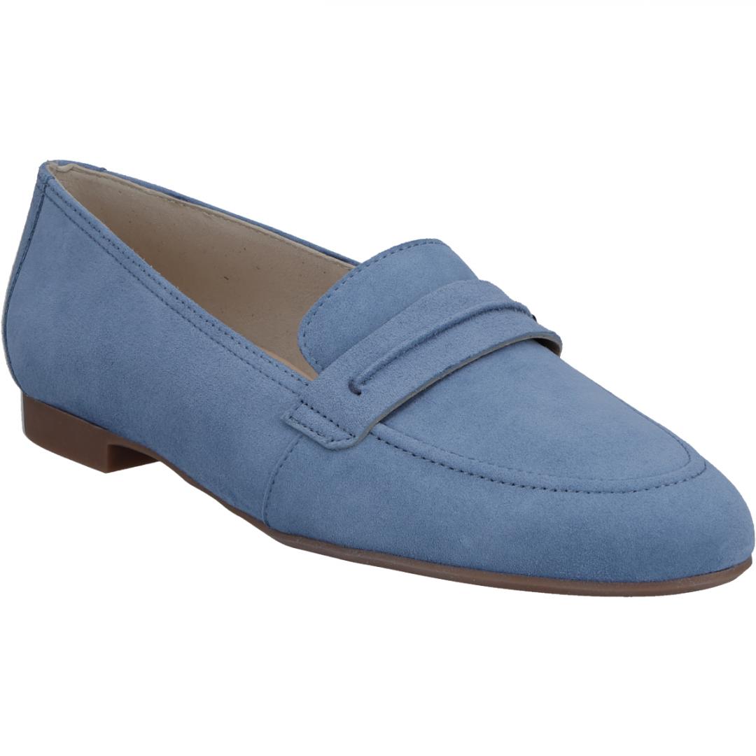 Slipper Mokassin Damen Paul Green SUPER SOFT Slipper Blau Festivaldefrente